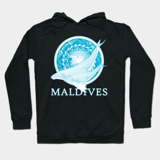 Maldives Republic Humpback Whales Hoodie